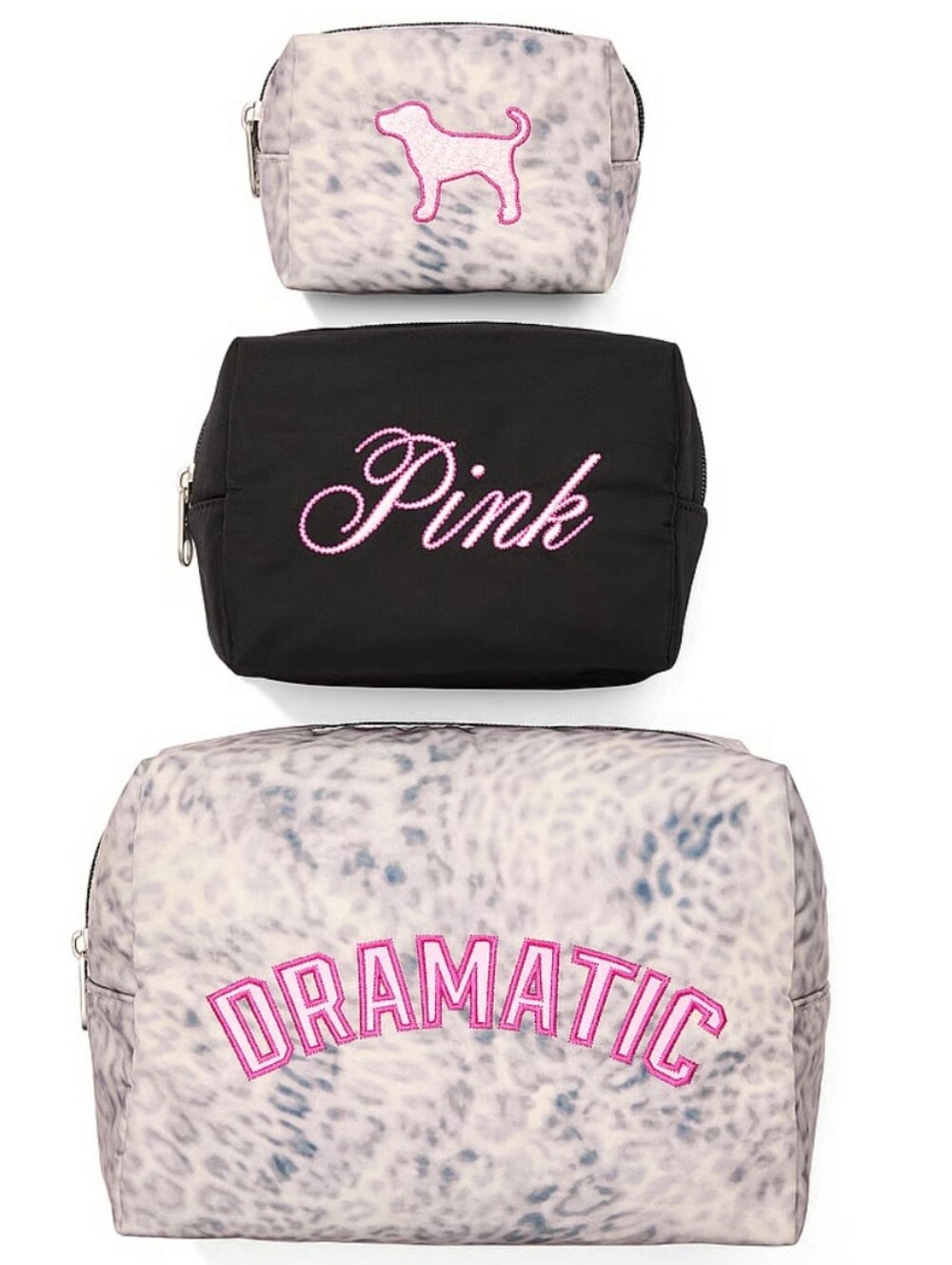 VIctoria's Secret Pink DRAMATIC MAKEUP NAG TRIO